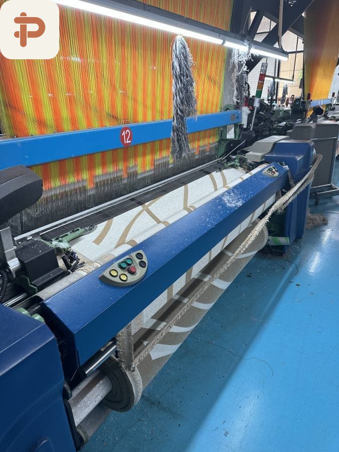 Jacquard loom weaving upholstery cloth
