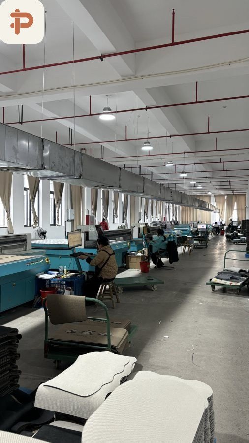 Cutting and sewing line
