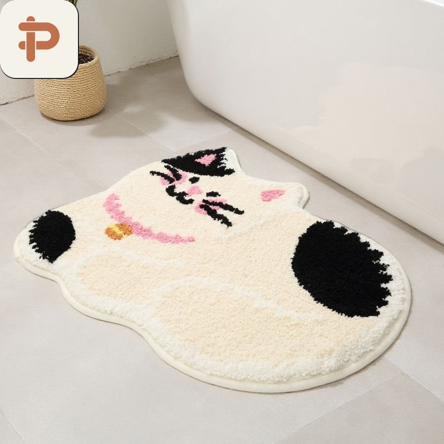 Flocked Absorbent Bath Pet Mat
