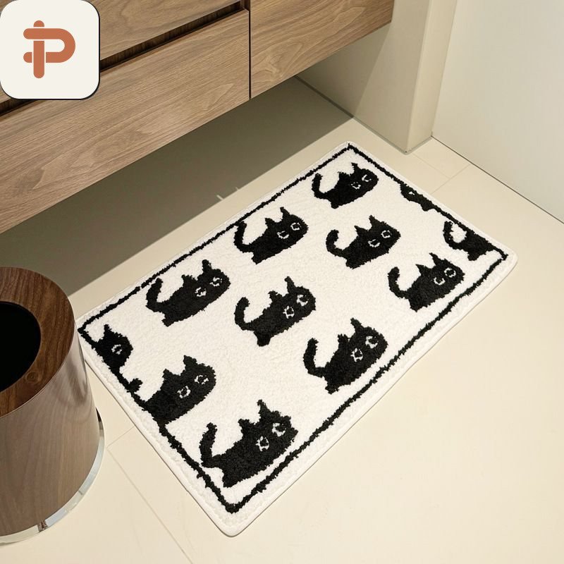 Flocked Bath Pet Mat