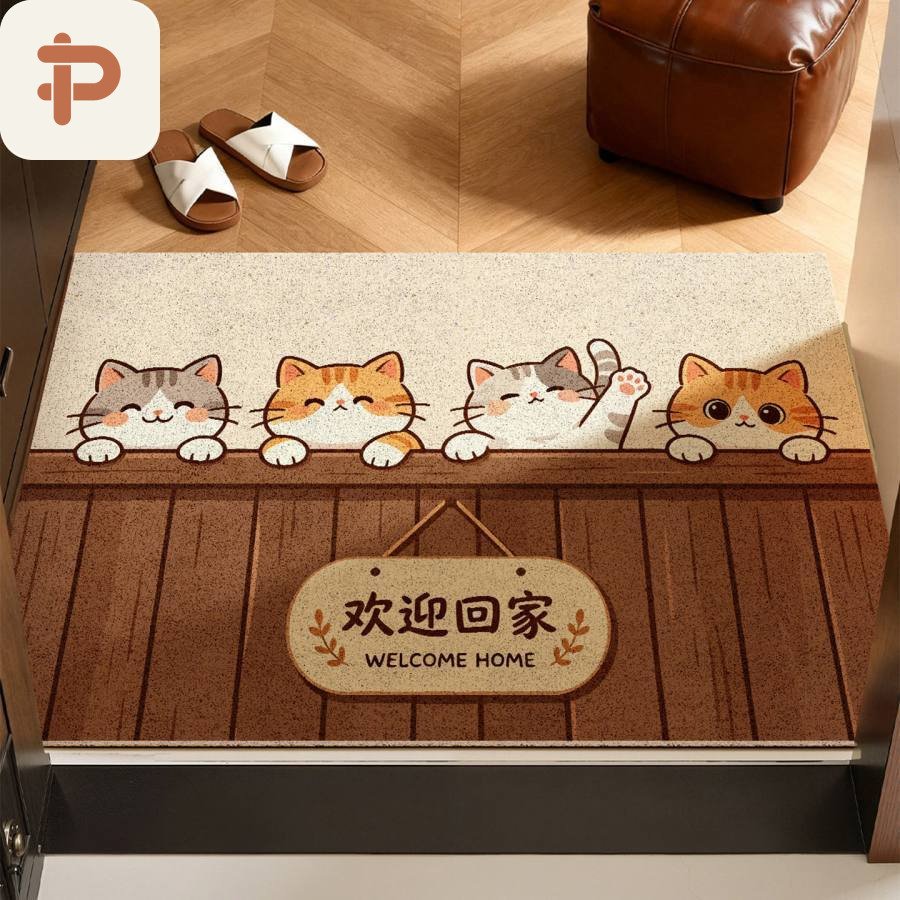Noodle Loop Stain-Resistant Entryway Pet Mat