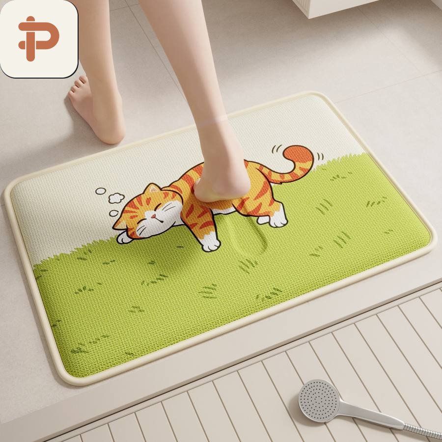 Quick-Dry Bath Pet Mat