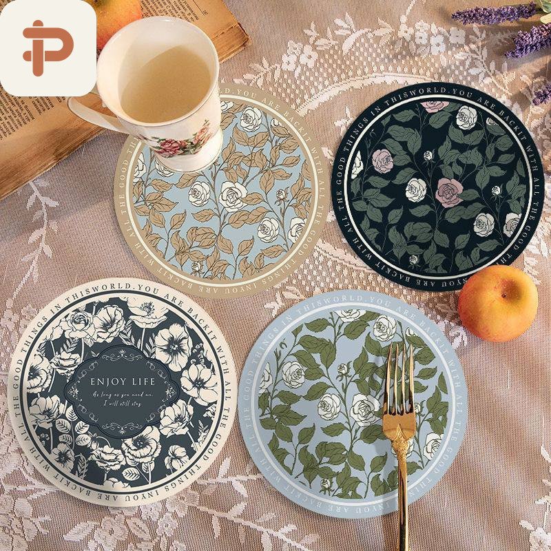 Wipe-Clean Dining Round Table Mat