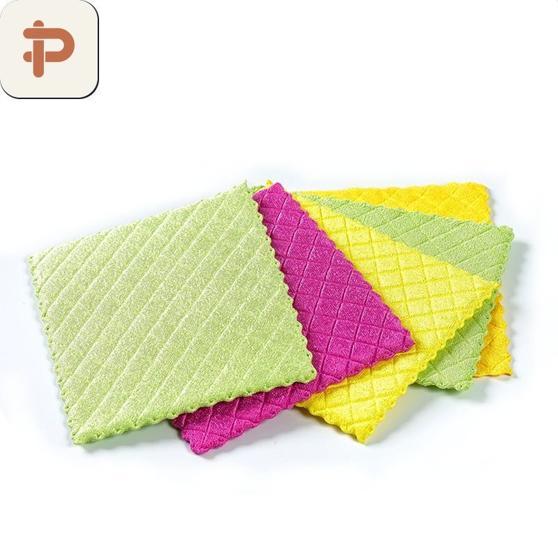 Bamboo Fibre Absorbent Kitchen Diamond-Quilted Table Mat