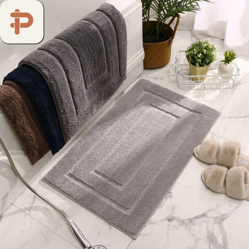Absorbent Bath Rug, Non-Slip