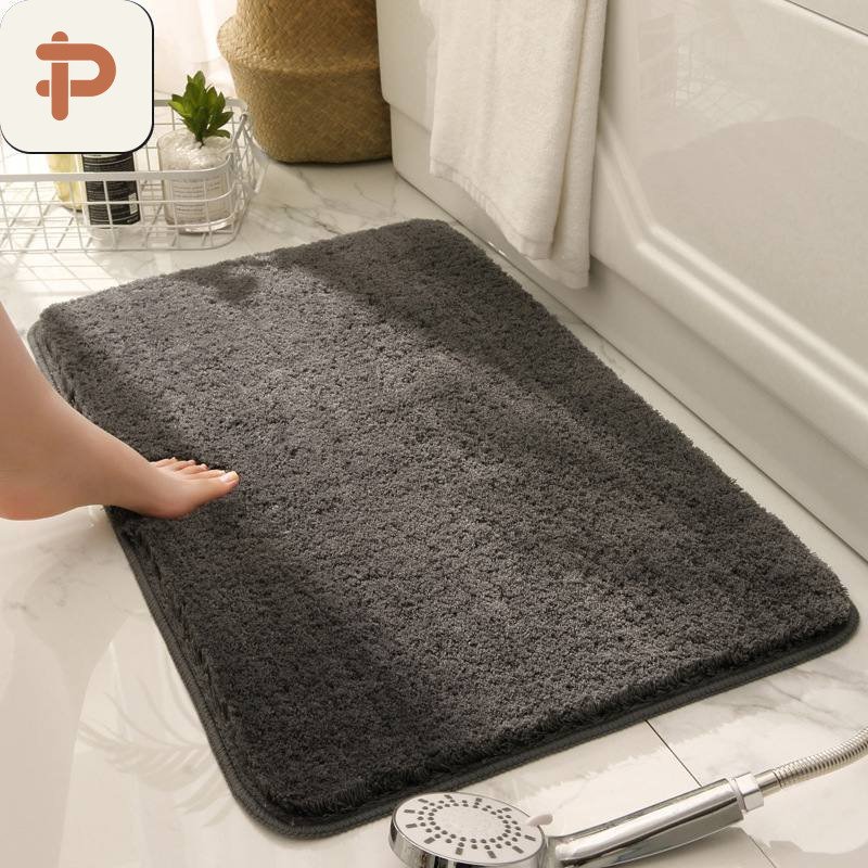 Absorbent Bath Rug, Minimal, Non-Slip II
