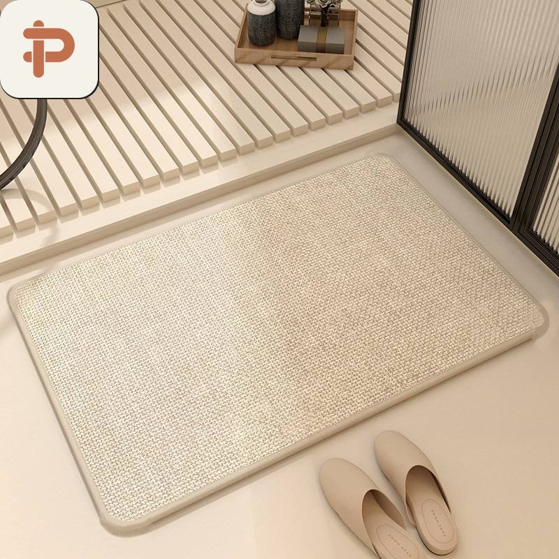 Absorbent Bath Rug, Quick-Dry