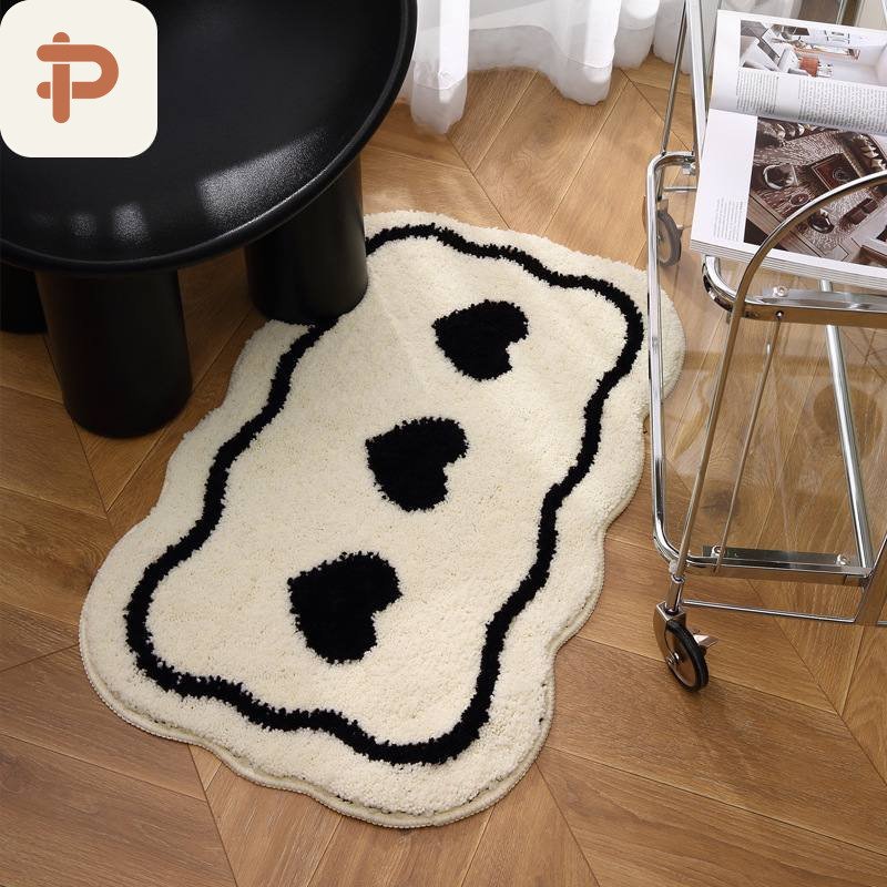 Absorbent Bath Rug, Cream-Tone