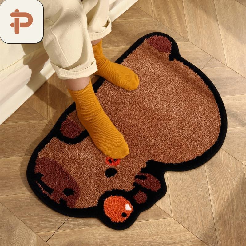 Flocked Absorbent Bath Runner