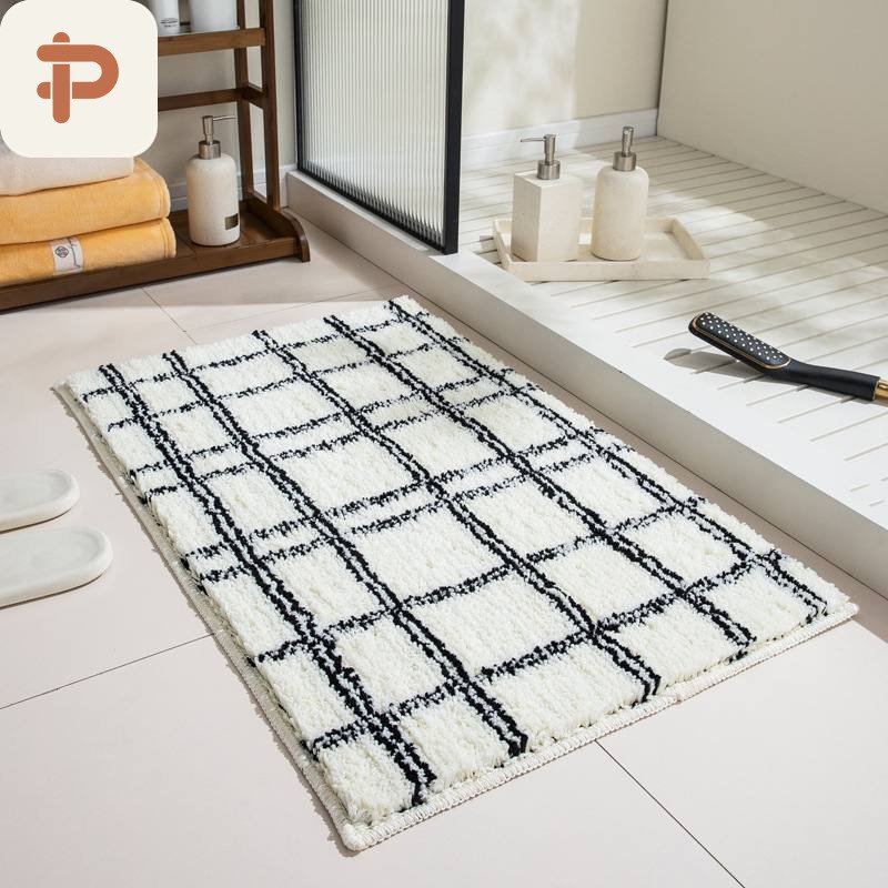 Absorbent Bath Rug, Non-Slip VII