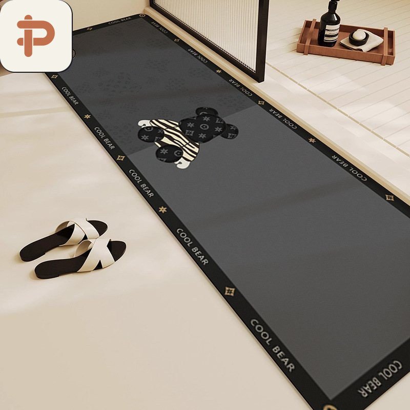Diatomite Absorbent Bath Rug, Runner