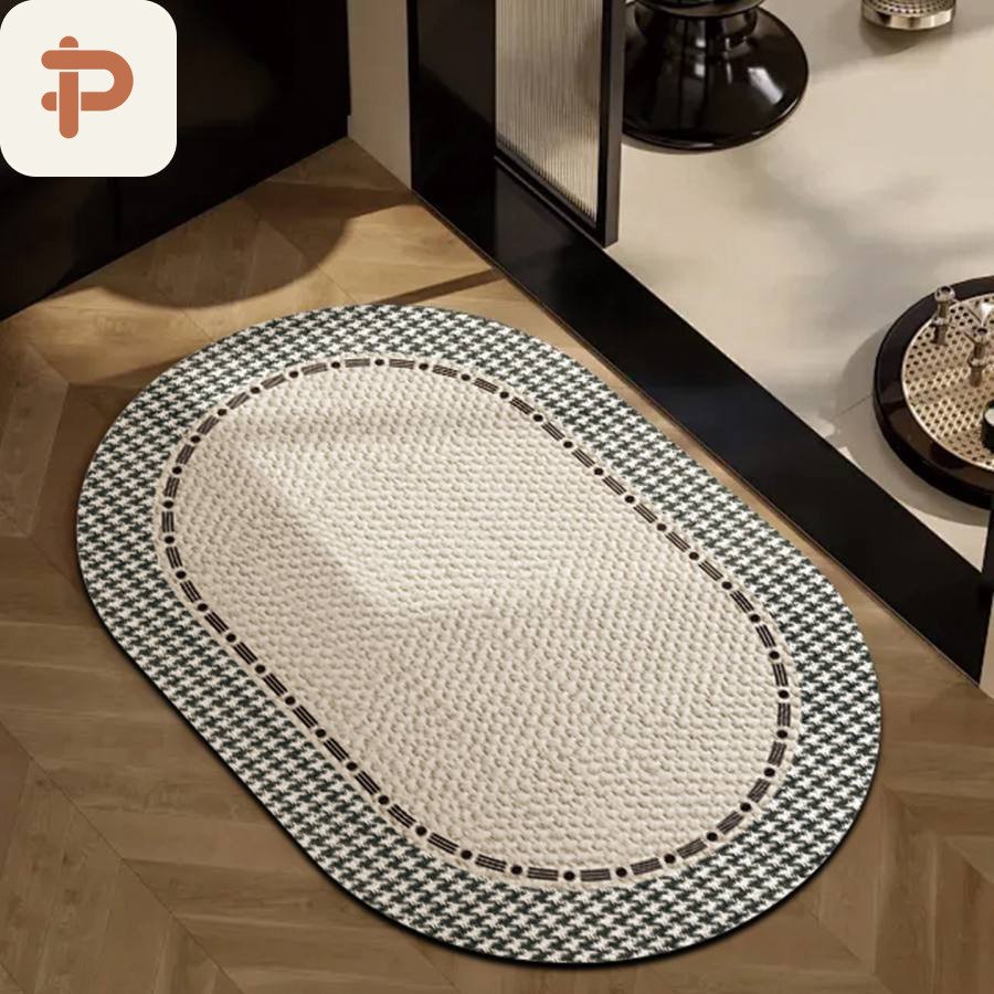 Absorbent Bath Oval Mat