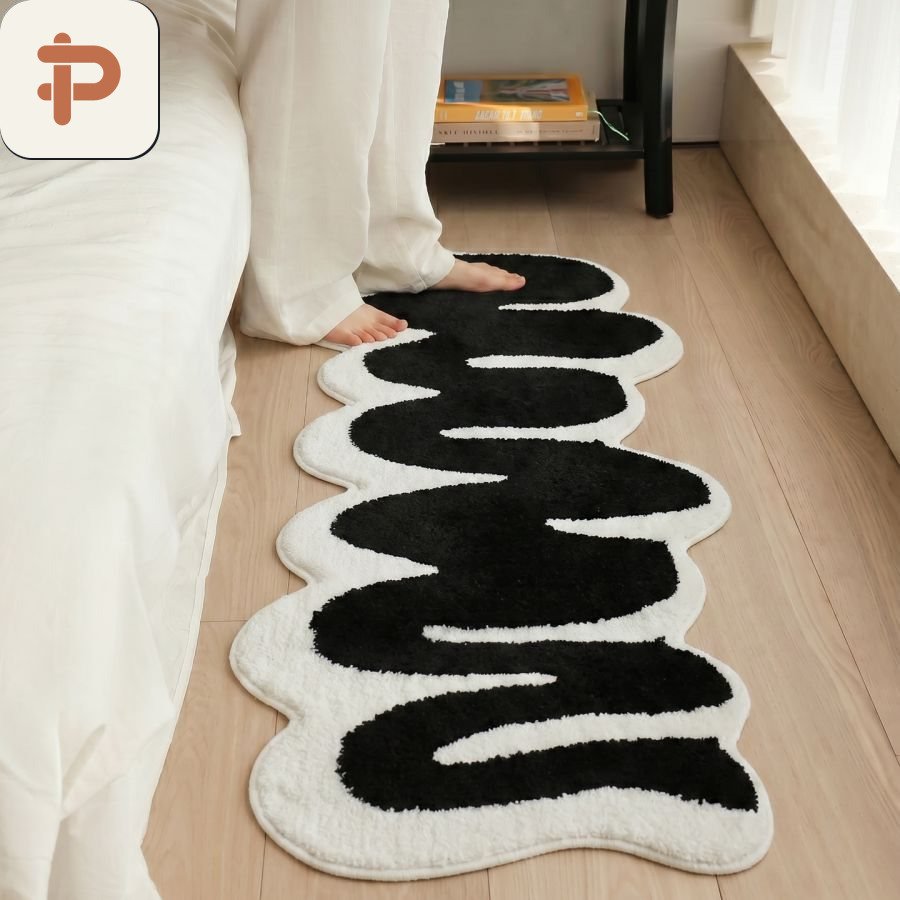 Absorbent Bath Rug, Wave