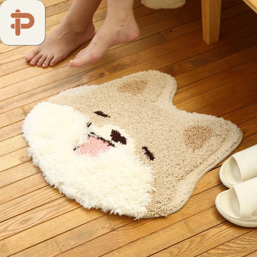 Absorbent Bath Rug, Cartoon