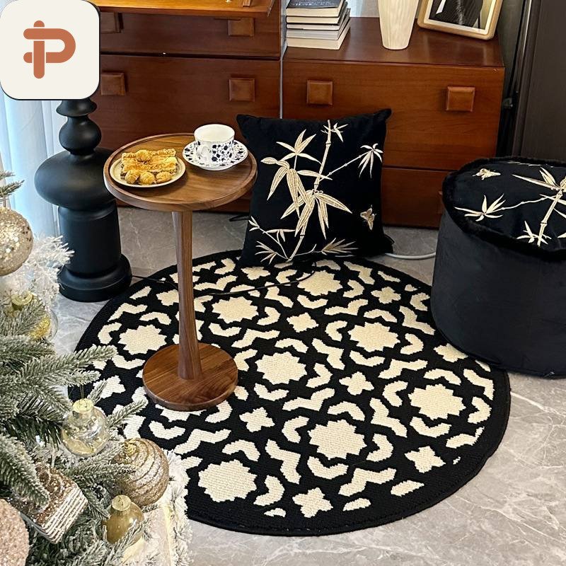 Living-Room Round Rug, Premium