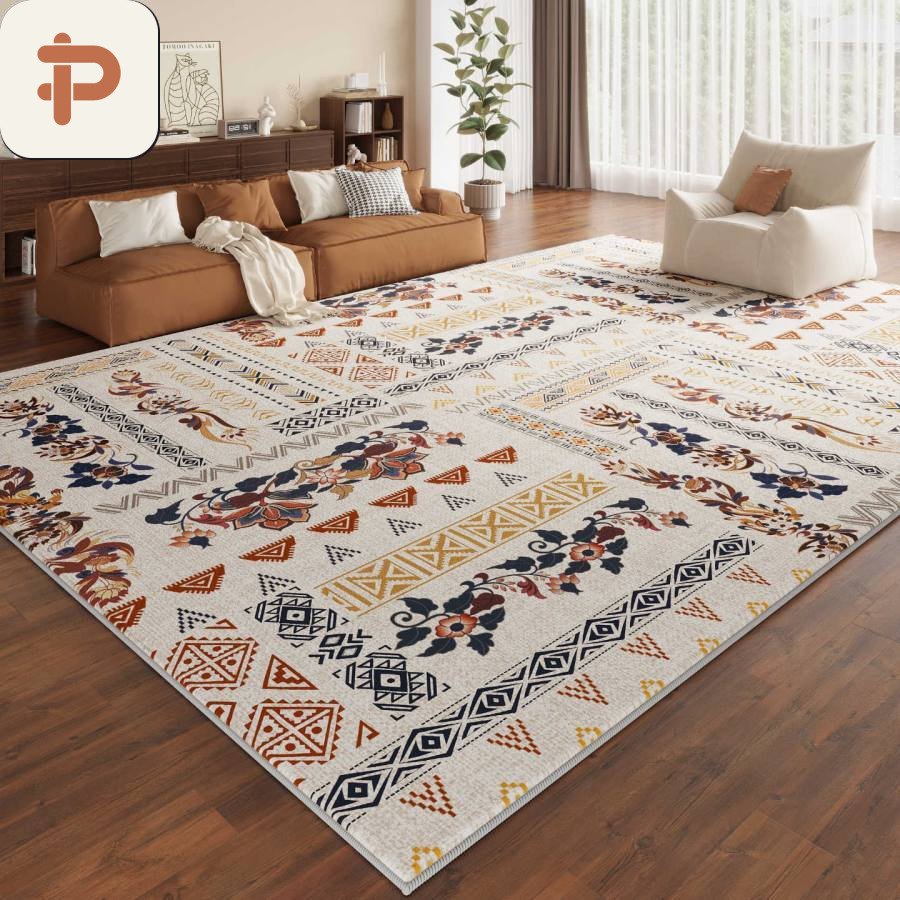 Wipe-Clean Living-Room Runner