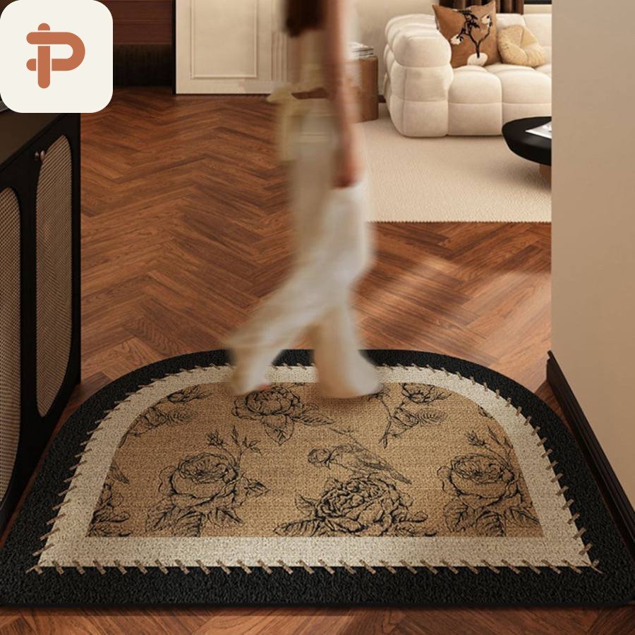 Noodle Loop Non-Slip Entrance Mat, Mid-Century