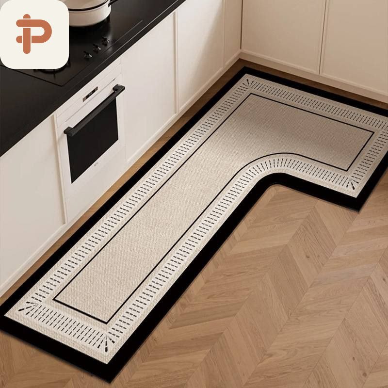 Absorbent Kitchen Rug, Non-Slip, Stain-Resistant