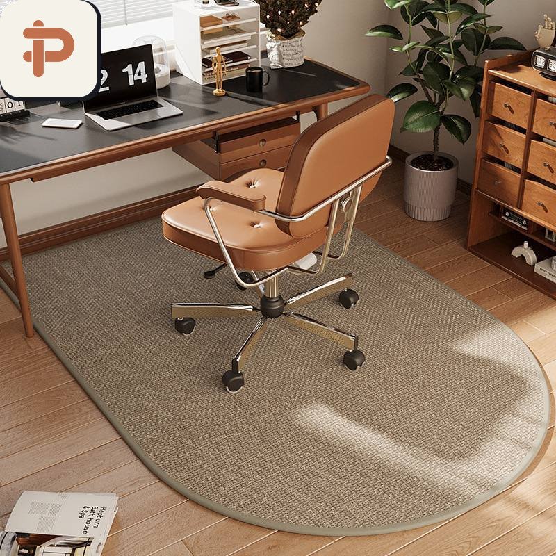 Linen Non-Slip Study Arched Rug