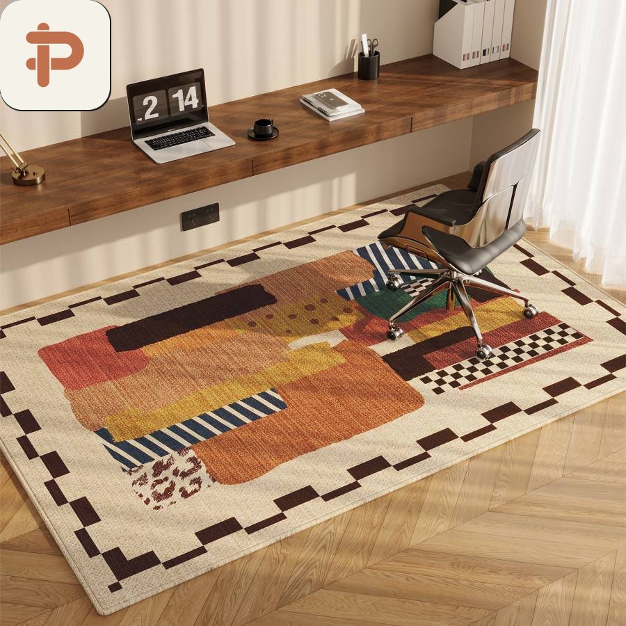 Stain-Resistant Living-Room Rug, Minimal