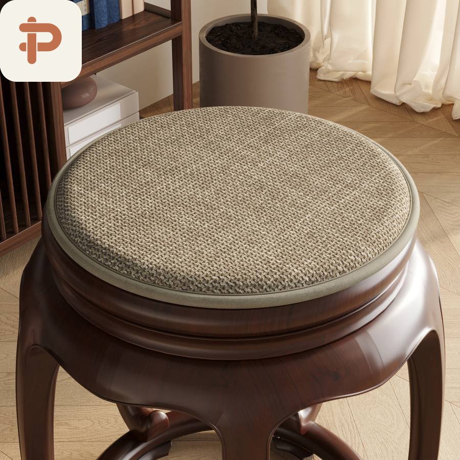 Sponge Non-Slip Dining Round Chair Pad