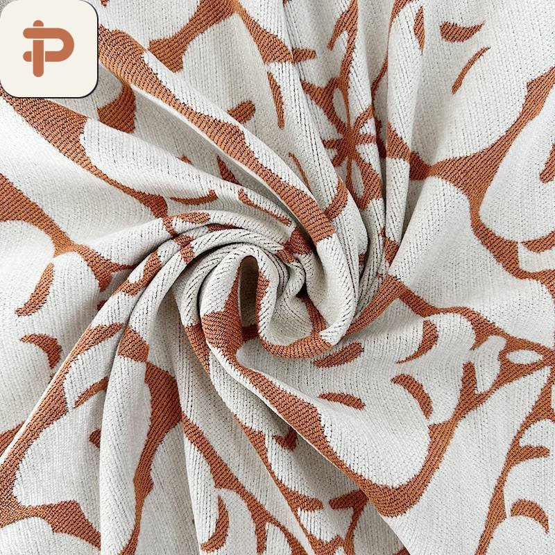 Chenille All-Season Upholstery Fabric, Jacquard, Woven