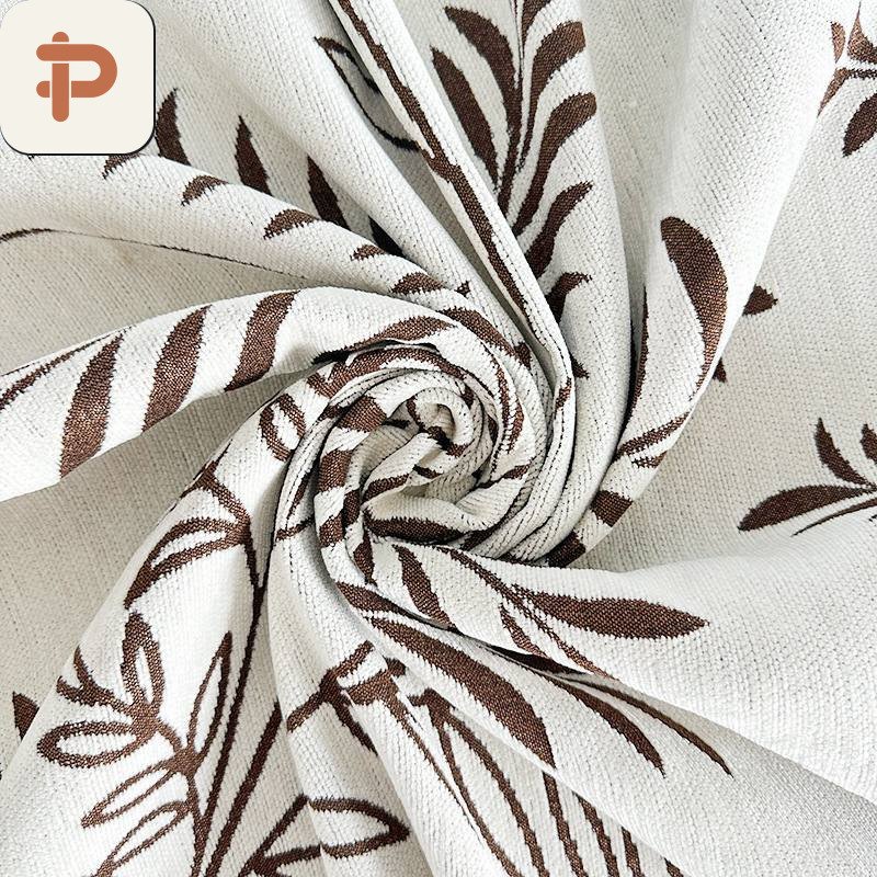 Chenille Full-Cover Upholstery Fabric, Minimal, Jacquard