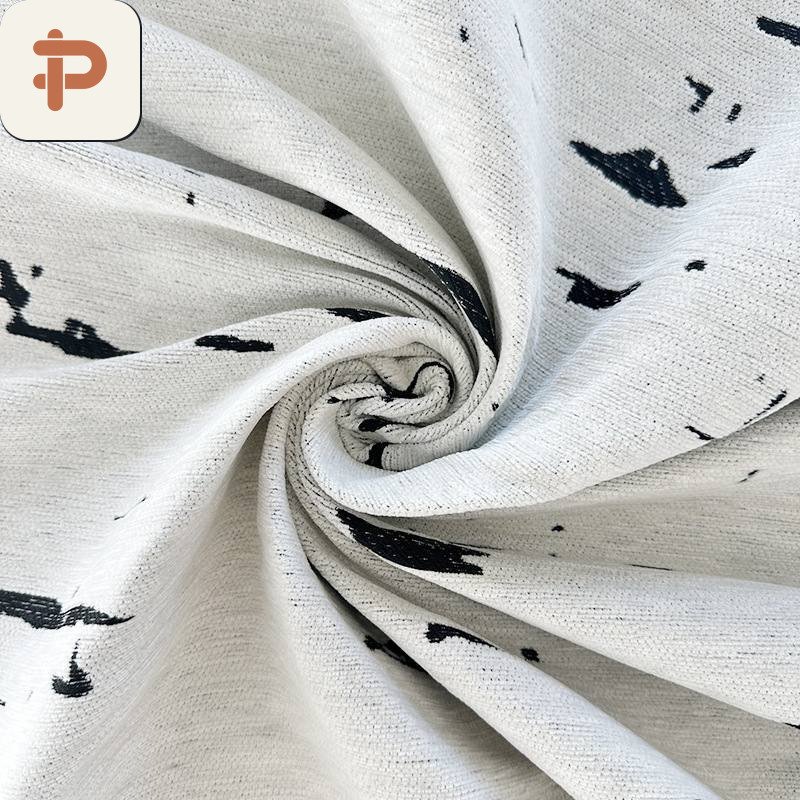 Chenille Full-Cover Upholstery Fabric, Minimal, Polyester