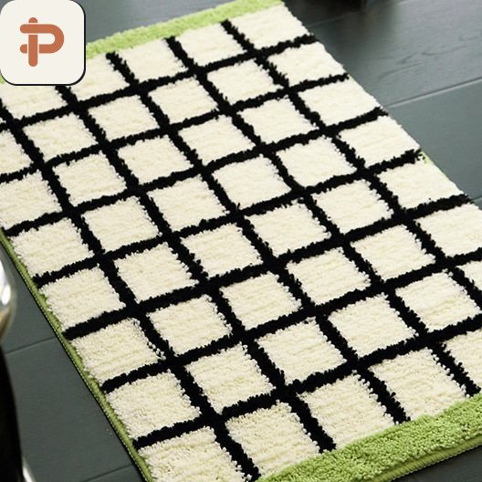 Flocked Absorbent Bath Runner, Runner