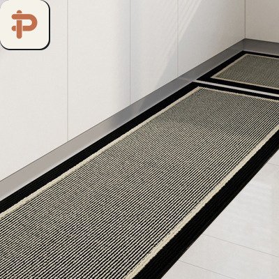 Faux Wool Absorbent Kitchen Rug