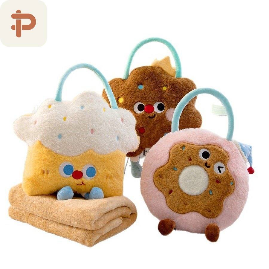 Bakery Tote Pillow-Blanket