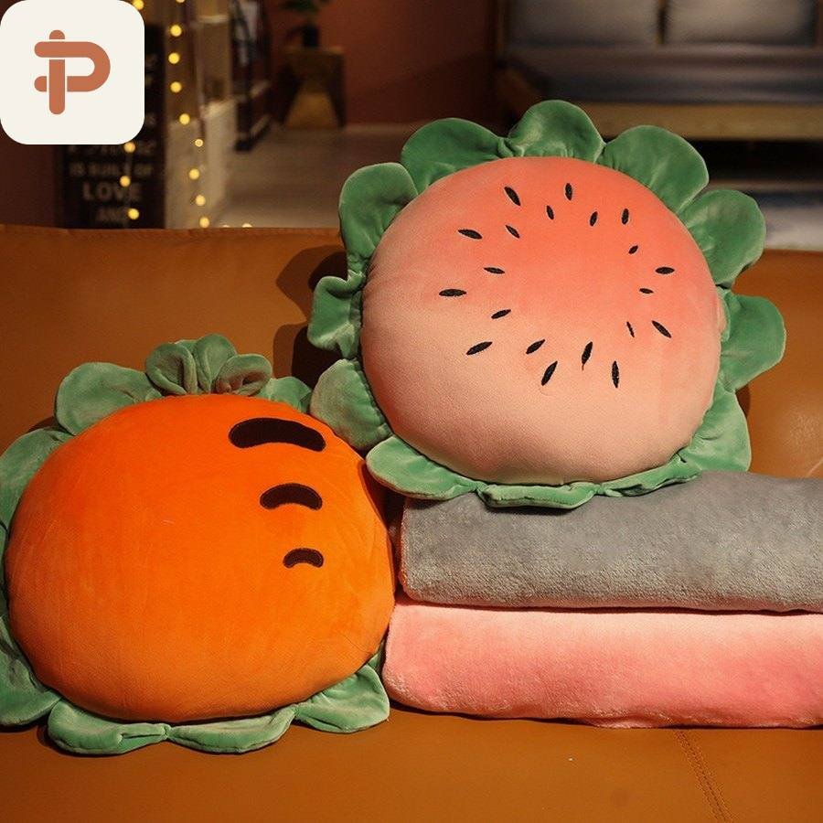 Sunflower Animal Pillow-Blanket