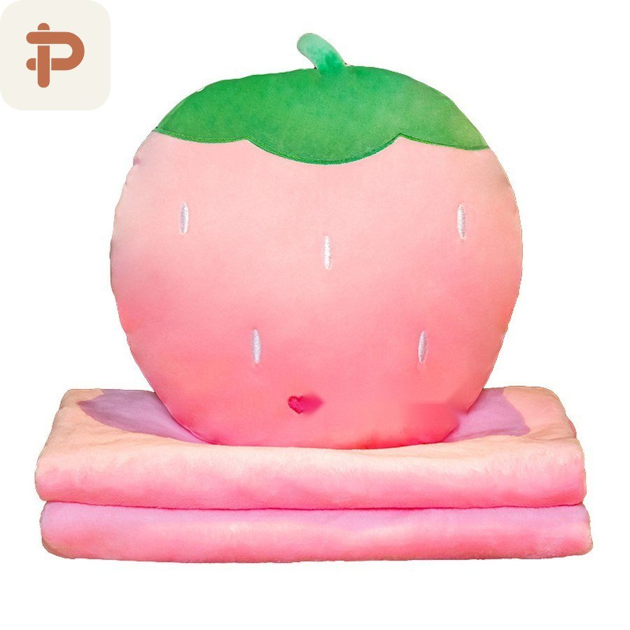 Animal & Veggie Pillow-Blanket, 10 Designs