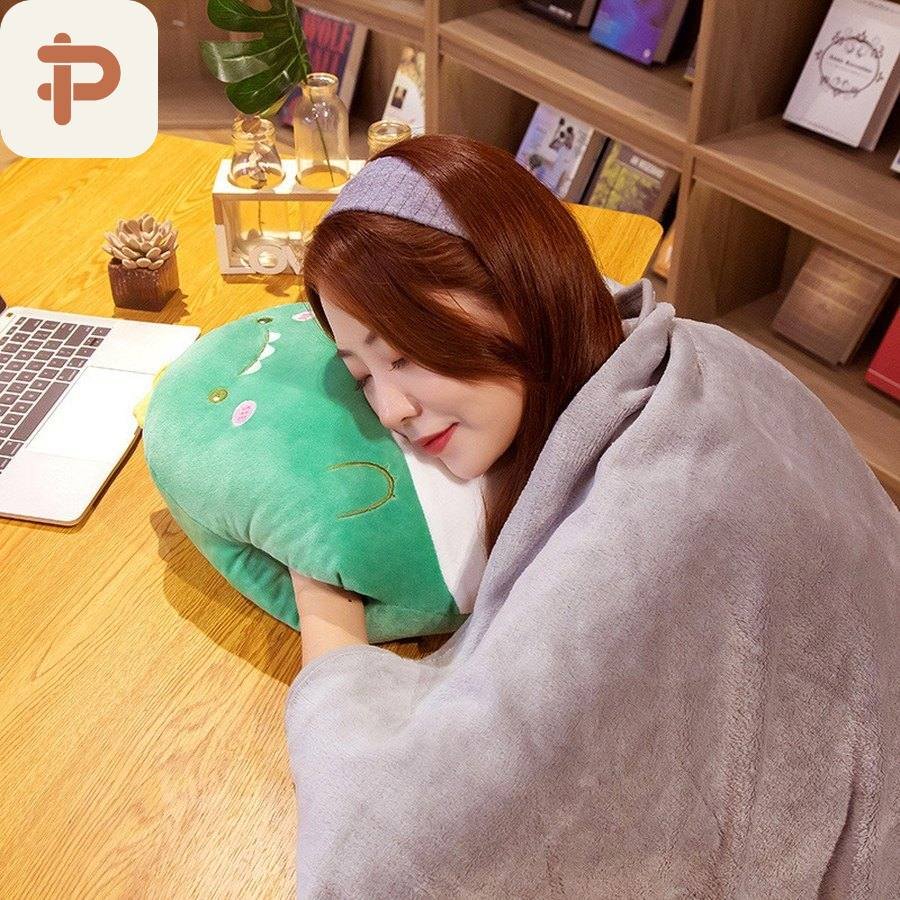 Animal & Veggie Pillow-Blanket, 10 Designs