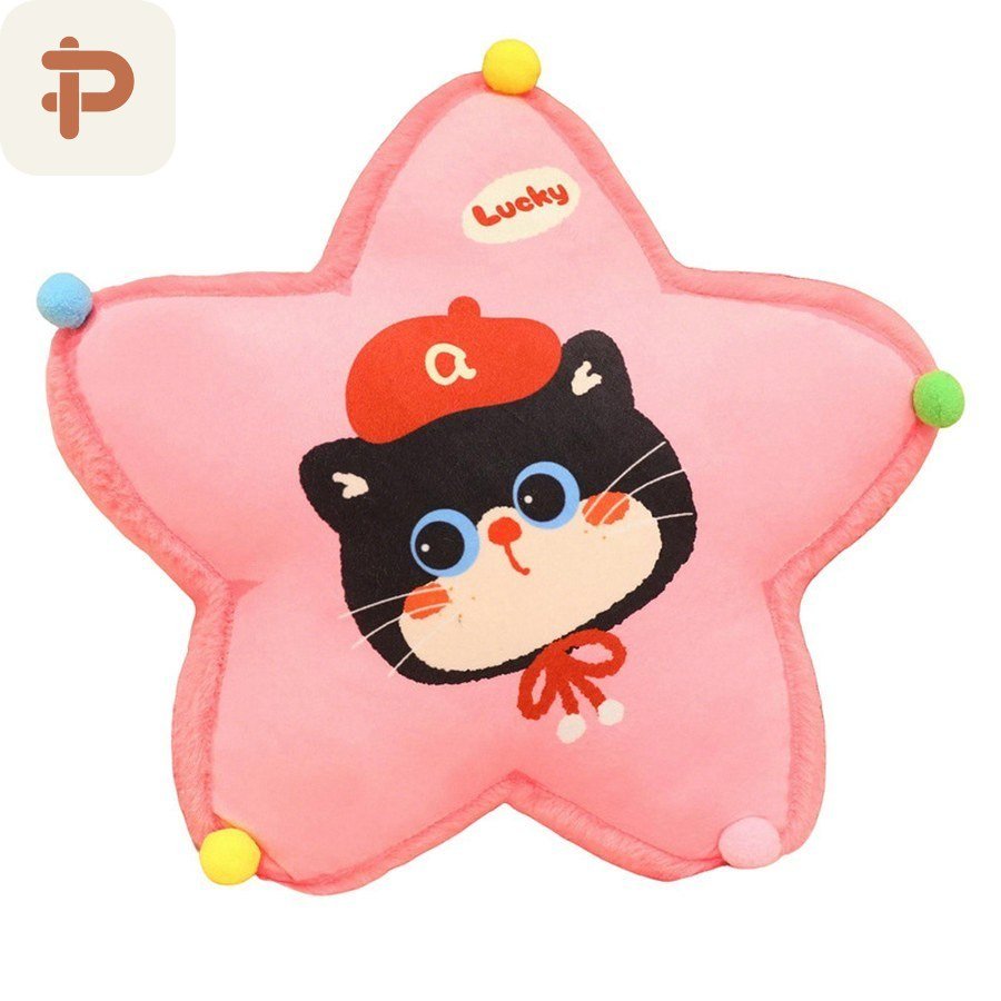 Star Kitty Pillow-Blanket