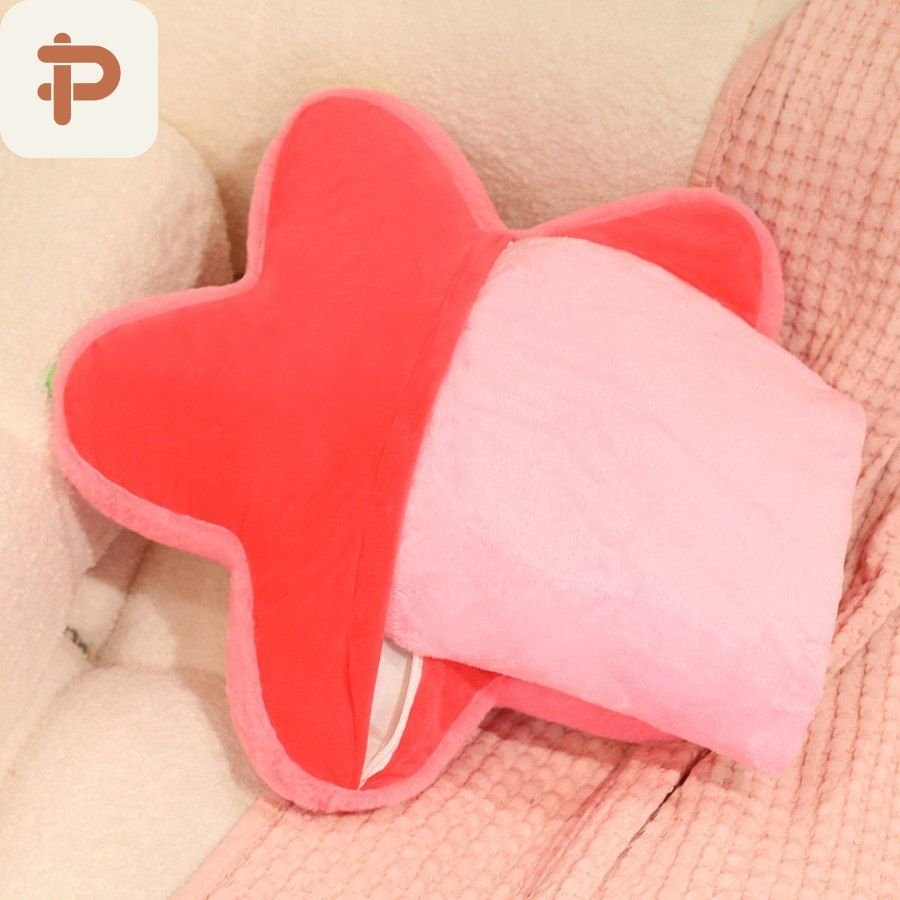 Star Kitty Pillow-Blanket