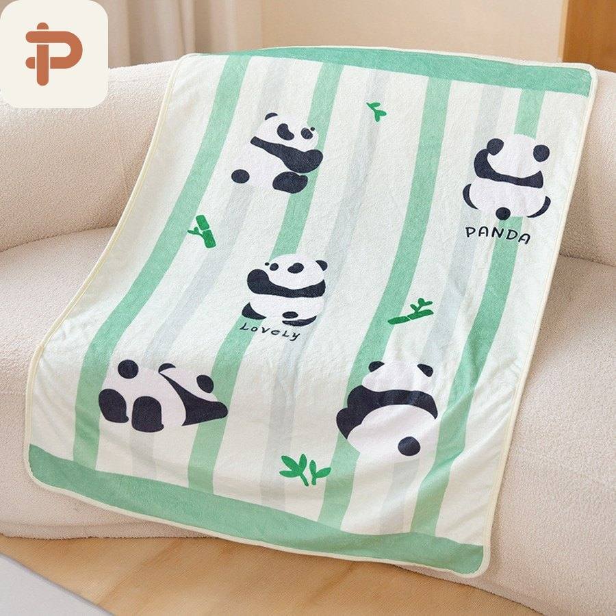 Panda Back Cushion & Blanket