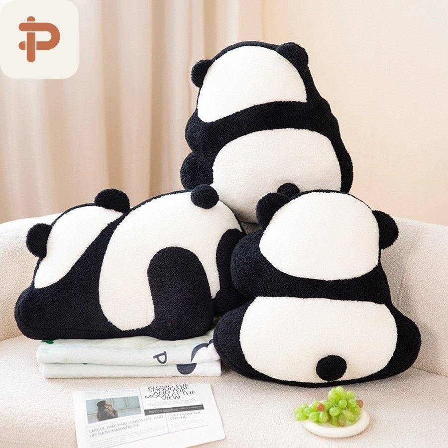 Panda Back Cushion & Blanket