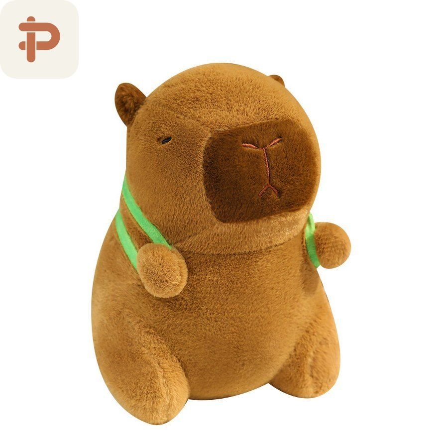 Capybara Plush with Swim Ring & Outfits