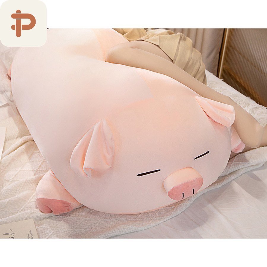 Squishy Pink Pig Plush, 40 cm–1 m