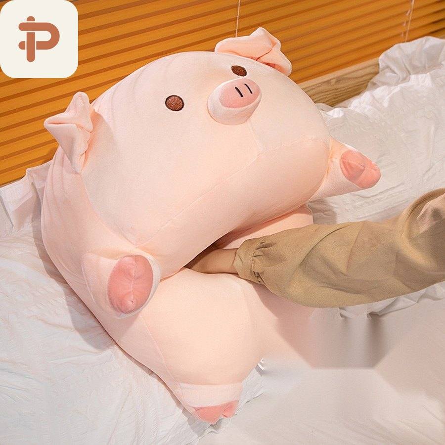 Squishy Pink Pig Plush, 40 cm–1 m