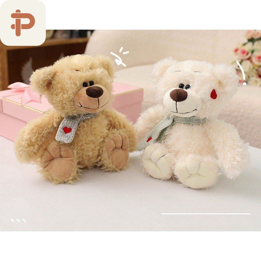 Cloud Bear & Bunny Plush with Scarf