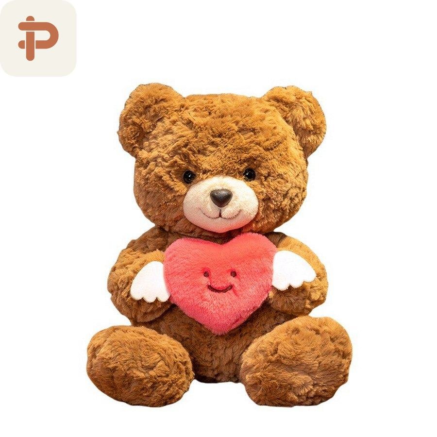 Angel Teddy Bear with Heart