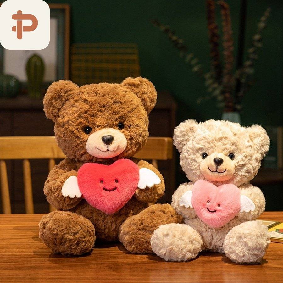 Angel Teddy Bear with Heart