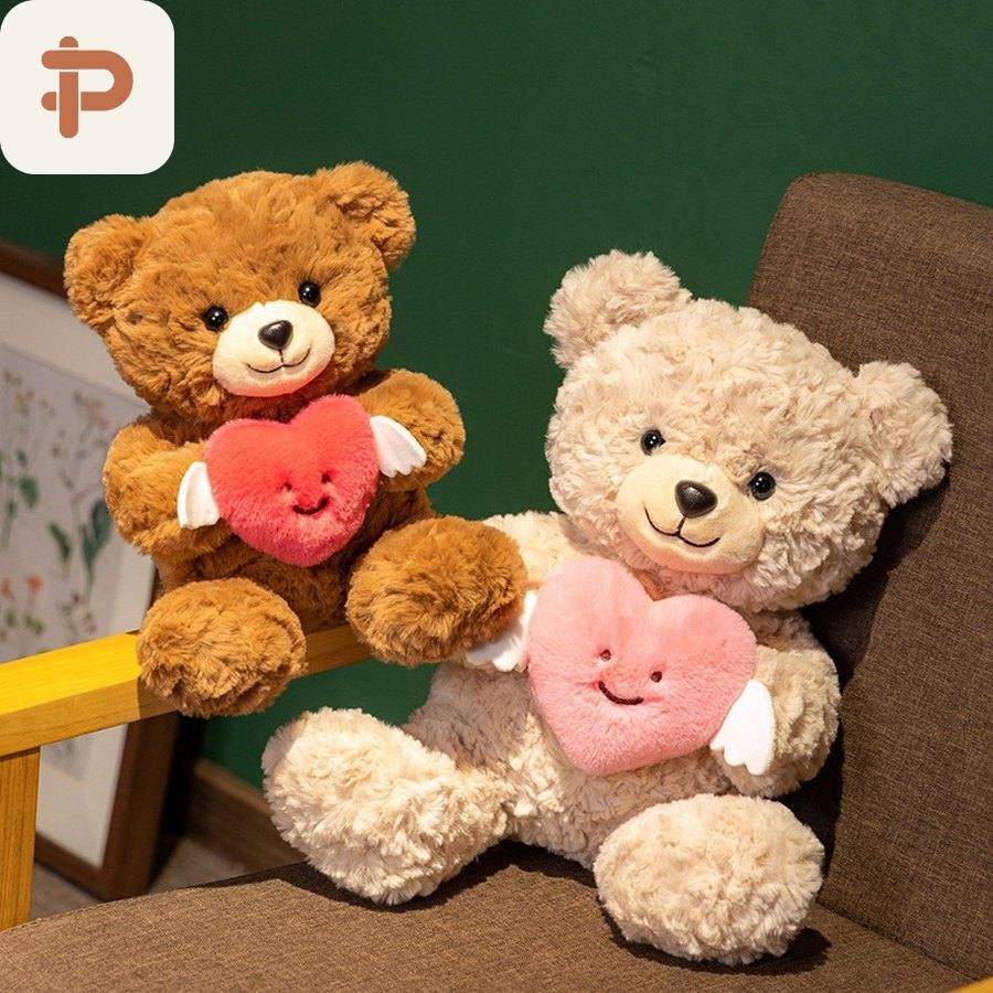 Angel Teddy Bear with Heart
