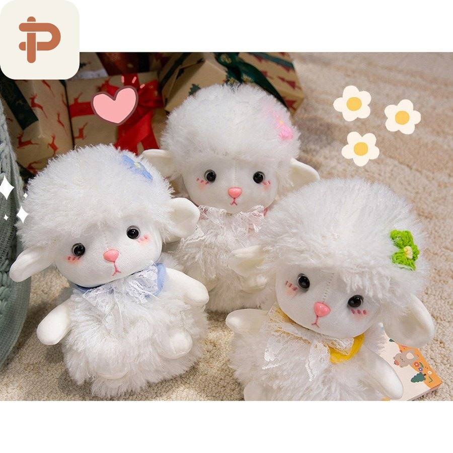 Tie-Dye Fluffy Lamb Plush
