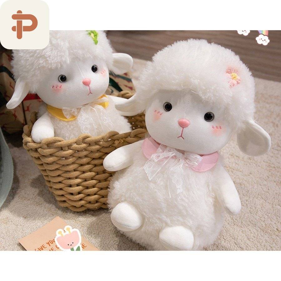 Tie-Dye Fluffy Lamb Plush