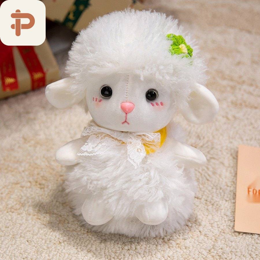 Tie-Dye Fluffy Lamb Plush