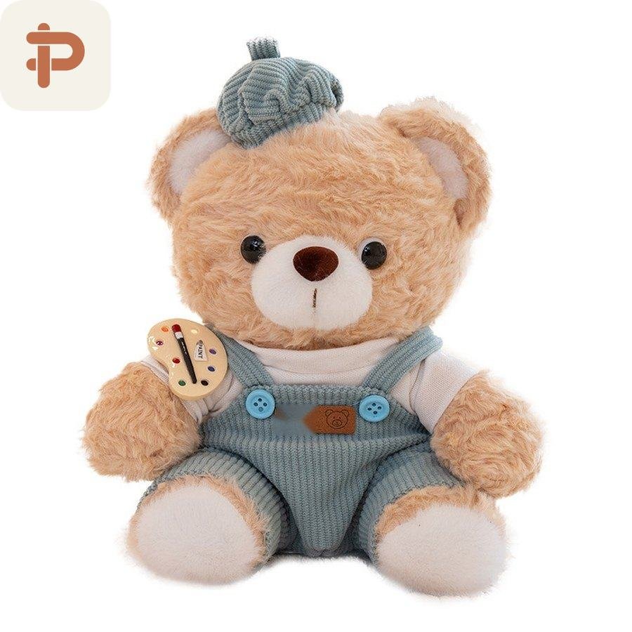 Overalls Bear & Bunny Plush Toys