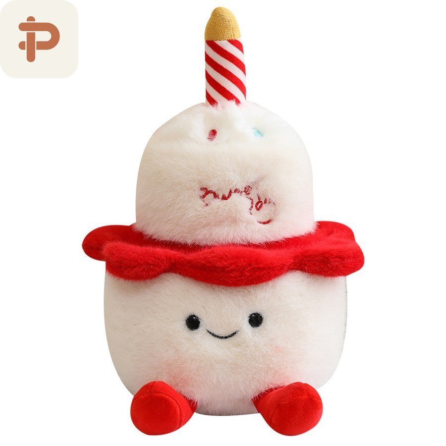 Birthday Cake Plush Pillow